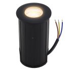 Aluminium grondspot zwart, Catamarca, 12V, 3W, 3000K LED, IP68