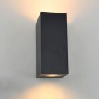 Zwarte buitenlamp Corella groot - modern