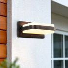 Moderne buitenlamp zwart, Sita, 12W, 3000K LED, IP44