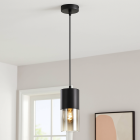 Moderne hanglamp zwart, Huy