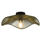 Landelijke plafondlamp zwart, Annelot