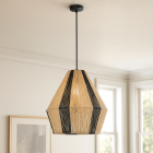 Landelijke hanglamp bruin, Holly