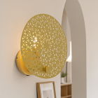 Design wandlamp messing, Sienna