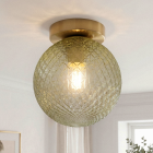 Retro plafondlamp groen, Johnson