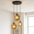 Design hanglamp amber, Dolf