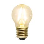 E27 LED lamp Sjors, IP44 (waterbestendig), 1,5 Watt, 2100K (Extra sfeervol wit)