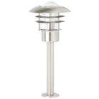Metalen buitenlamp chroom, Ajlina, IP44