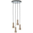 Moderne hanglamp bruin, Ugur