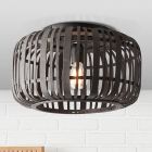 Moderne Plafonnieres Brain, zwart, hout