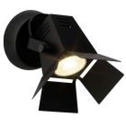 Industriële plafondspot zwart, Jowenna, 5W, 3000K LED
