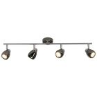 Metalen plafondlamp zwart, Khadra, 3W, 3000K LED