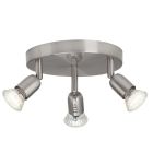 Metalen plafondspot chroom, Hayo, 50W, 3000K LED