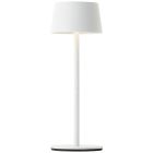 Moderne buiten tafellamp wit, Petter, 2W, 3000K LED, IP44, 3-staps dimbaar