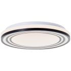 Moderne plafondlamp zwart, Merlijn, 24W, 3000K LED