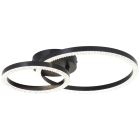 Design plafondlamp zwart, Maladon, 20W, 4000K LED