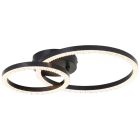 Design plafondlamp zwart, Maladon, 22W, 3000K LED