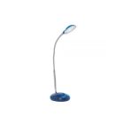 Kunststof bureaulamp blauw, Marenthe, 2W, 6000K LED, met schakelaar
