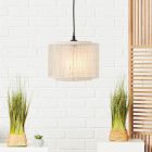 Landelijke hanglamp beige, Gerbert