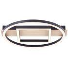 Design plafonnière bruin, Konrad, 20W, 3000K LED