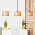 Japandi hanglamp beige, Enna