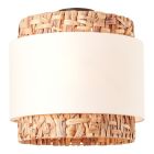 Landelijke plafondlamp bruin, Vibeke