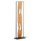 Landelijke vloerlamp bruin, Raynor, 20W, 3000K LED, met schakelaar