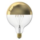 Dimbare Calex E27 kopspiegel LED lamp goud, 4W, 1800K