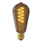 Dimbare Calex E27 LED Edison lamp bruin, 4W, 1800K