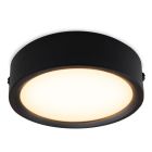 Zwarte mini plafondlamp Aletta, aluminium, 15W, 3000K LED