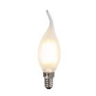 Dimbare Olucia E14 LED tipkaars, 3W, Wit glas, 2700k