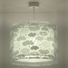 Babykamer hanglamp wolkjes - Groen