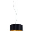 Gouden moderne hanglamp stof, Terme