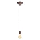 Stalen hanglamp Christel koper