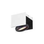 Witte design plafondlamp aluminium, Patrik, 5W, 3000K LED