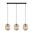 Landelijke hanglamp hout, Ankie