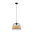 Rotan hanglamp bruin, Guillaume
