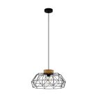 Zwarte industriële hanglamp staal, Joseline