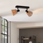 Crème landelijke plafondspot stof, Serah