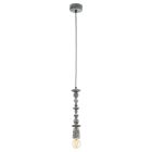 Houten hanglamp zwart, Abel