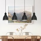 Zwarte industriële hanglamp metaal, Lavinio