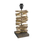 Agneta tafellamp - Zwart Bruin