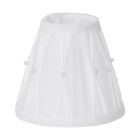 Landelijke lampenkap Noah Textiel Met Decor Wit