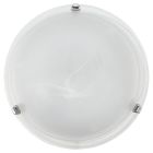 Chromen plafonnière glas, Alcor
