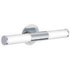 Langwerpige Euska badkamer wandlamp hoog glaasje