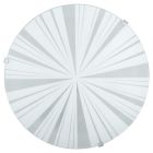 Witte plafonnière glas, Bada