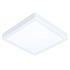 Witte smart plafondlamp kunststof, Geraldo, 16,5W, warm tot koud wit verstelbare LED, IP44