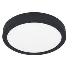 Witte badkamer plafondlamp kunststof, Geraldo, 17W, 3000K LED, IP44