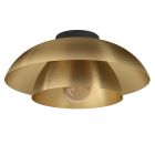Gouden moderne plafondlamp staal, Chuck