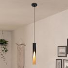 Bruine moderne hanglamp aluminium, Aloysius