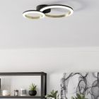 Messing design plafondlamp kunststof, Conrad, 12W, 4000K LED, 3-staps dimbaar